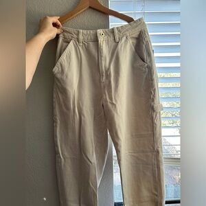 Women White Carpenter Jeans